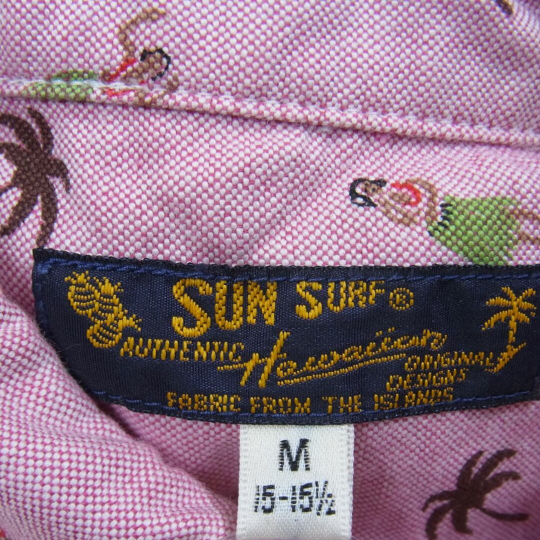 Sun Surf(サンサーフ)のSUN SURF サンサーフ その他トップス SS24815 HULA DANCER OXFORD L/S B.D. SHIRT長袖 長袖 シャツ レッド系 M【中古】 メンズのトップス(タンクトップ)の商品写真