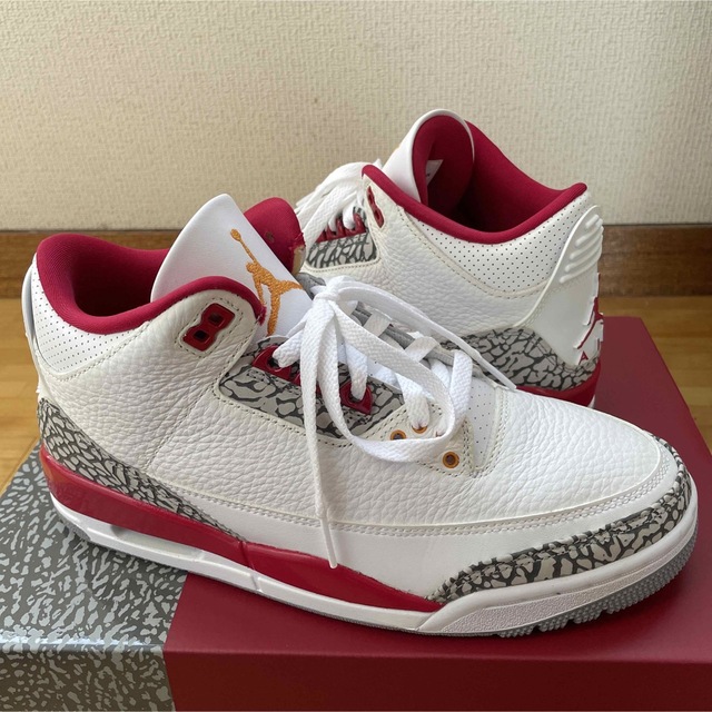 ナイキ エアジョーダン3 レトロ カーディナルレッドAIRJORDAN3