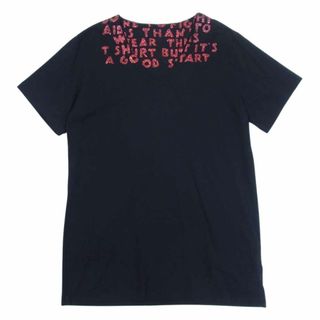 エムエムシックス(MM6)のMAISON MARGIELA メゾンマルジェラ Ｔシャツ S32GJ0007 国内正規品 マルジェラジャパンタグ グリッタープリント S32GJ0007 ブラック系【中古】(シャツ)