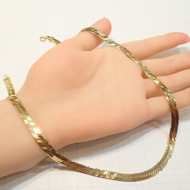 □750 K18 ITALY デザインネックレス 18.8g 42cm□引輪□の通販 □750 K18 ITALY デザインネックレス 18.8g 42cm□引輪□の通販