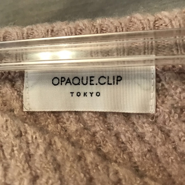 OPAQUE.CLIP(オペークドットクリップ)のオペークドットクリップ　ピンクセーター レディースのトップス(ニット/セーター)の商品写真