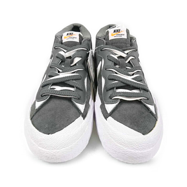 NIKE ナイキ 品番 DD1877-002 NIKE BLAZER LOW / SACAI サカイ ブレザー シューズ グレー系 サイズUS9=27cm 正規品 / 28308