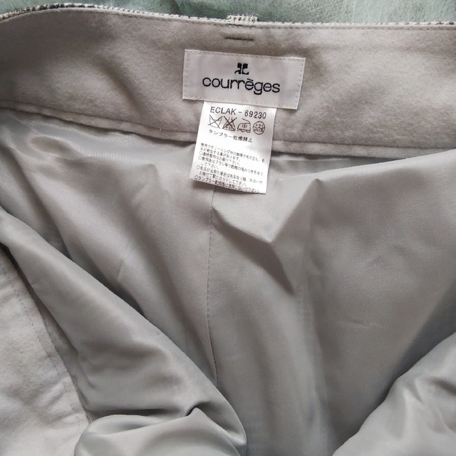 Courreges(クレージュ)の【 イトキン 】courreges  チェック パンツ   ☆ＵＳＥＤ☆ レディースのパンツ(カジュアルパンツ)の商品写真