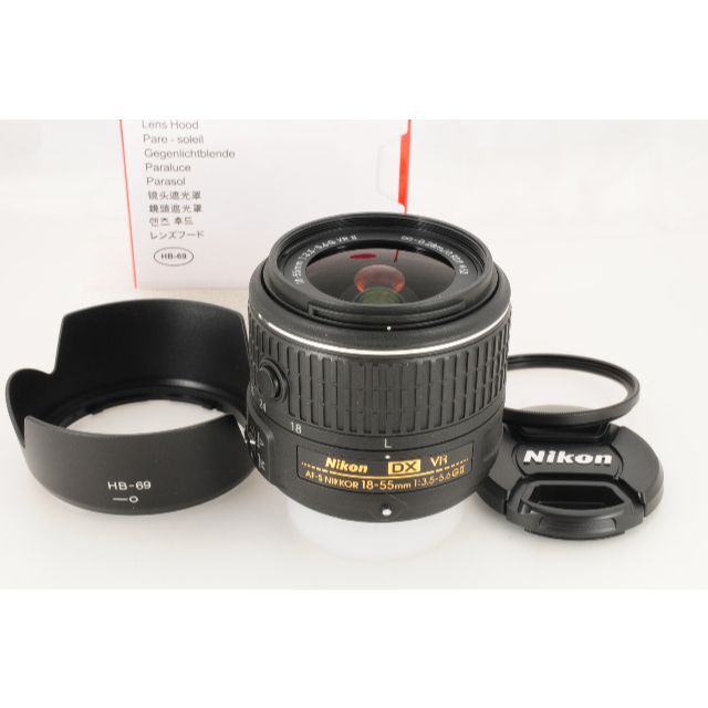 【フード・フィルター】Nikon ニコン AF-S 18-55mm 手振れ補正付