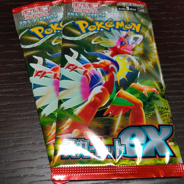 スカーレットex 未開封パック2つ ポケモンカード バラ エンタメ/ホビーのトレーディングカード(Box/デッキ/パック)の商品写真