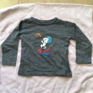 スヌーピー(SNOOPY)の男児スヌーピーロンT  韓国製品　中古品(Tシャツ/カットソー)