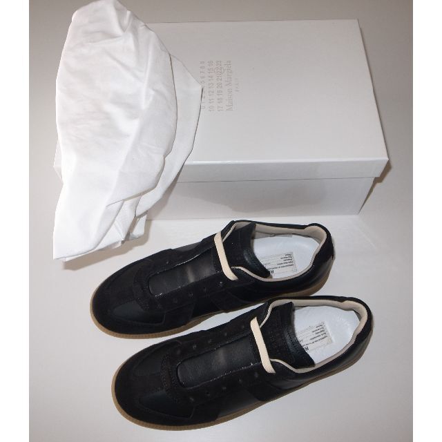 スニーカーmargiela マルジェラ ジャーマントレーナー 40 black