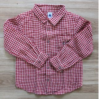 プチバトー(PETIT BATEAU)のプチバトー　長袖シャツ　6ans/116cm(Tシャツ/カットソー)