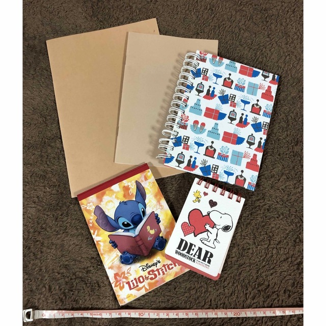 Disney(ディズニー)のメモ帳いろいろ　5冊 エンタメ/ホビーのエンタメ その他(その他)の商品写真