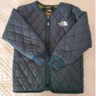 ザノースフェイス(THE NORTH FACE)のノースフェイス　130 キルティングジャケット　ネイビー　チェック(コート)