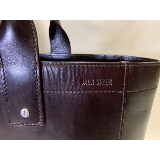 【美品・希少】 jack spade ジャックスペード 本革 トートバッグ