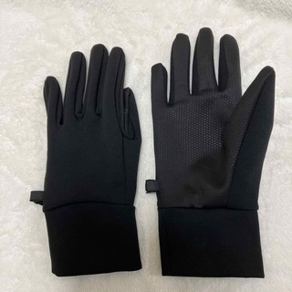 ユニクロ(UNIQLO)のユニクロ　ヒートテックグローブ　手袋L ブラック(手袋)