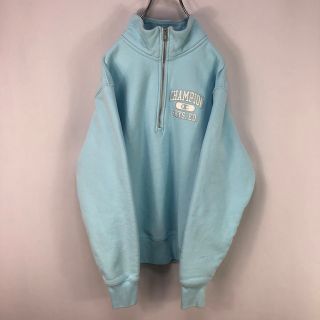 Champion - チャンピオン リバースウィーブ刺繍ロゴ ハーフジップ ... チャンピオン リバースウィーブ刺繍ロゴ ハーフジップ スウェット トレーナー