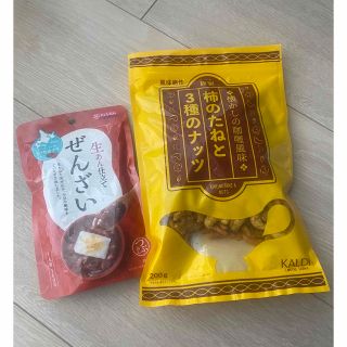 カルディ(KALDI)のKALDI 柿のたねと3種のナッツ　ぜんざい(菓子/デザート)