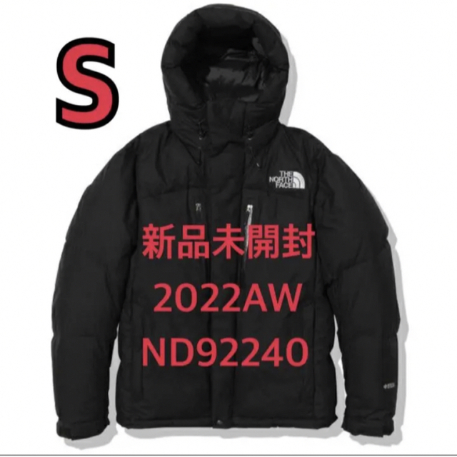 THE NORTH FACE(ザノースフェイス)の【新品タグ付き】2022 バルトロライトジャケット ND92240 黒 Sサイズ メンズのジャケット/アウター(ダウンジャケット)の商品写真