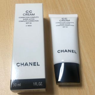 シャネル(CHANEL)のシャネル ccクリーム　N21 ベージュ　日焼け止め乳液(CCクリーム)