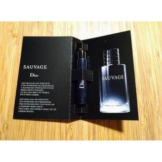 ディオール(Dior)のDior❤ソバージュオードトワレ1ml(香水(男性用))