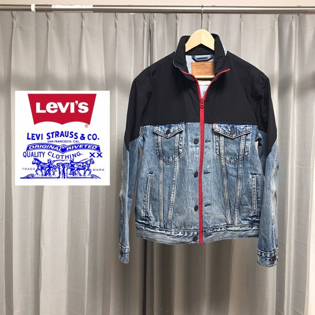 Levi's(リーバイス)の【Levi'sリーバイス/切替えデニムジャケット】 メンズのジャケット/アウター(Gジャン/デニムジャケット)の商品写真