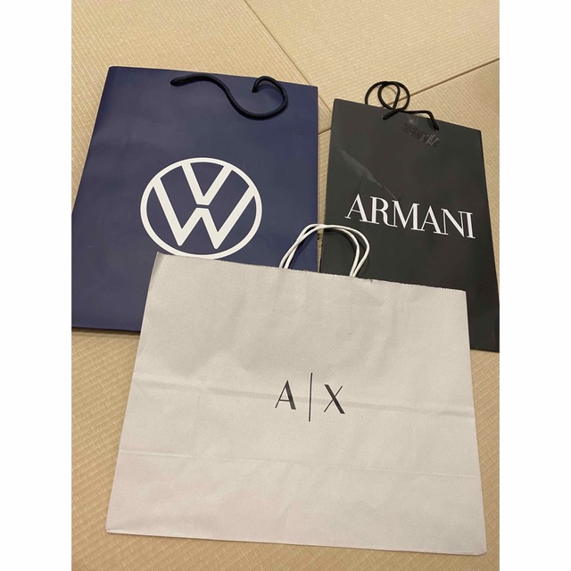 Armani(アルマーニ)のワーゲン、アルマーニ　ショップ袋 レディースのバッグ(ショップ袋)の商品写真