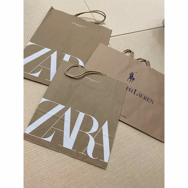 ZARA(ザラ)のZARA ラルフローレン　ショップ袋 レディースのバッグ(ショップ袋)の商品写真