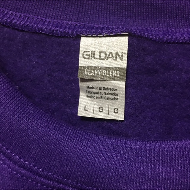 GILDAN(ギルタン)の新品 GILDAN ギルダン 長袖トレーナー パープル 紫 L メンズのトップス(スウェット)の商品写真