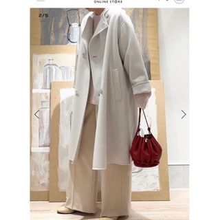 トゥモローランド ロングコート(レディース)(グレー/灰色系)の通販