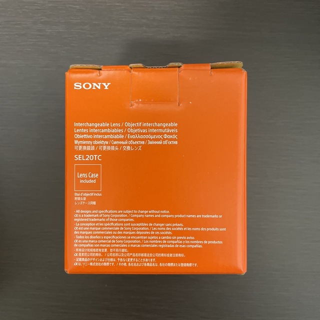 【新品、未使用】SONY テレコンバーターレンズ SEL20TC 1