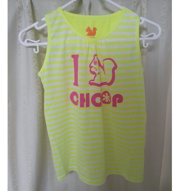 SHOOP(シュープ)のchoop タンクトップTシャツ　140 キッズ/ベビー/マタニティのキッズ服女の子用(90cm~)(Tシャツ/カットソー)の商品写真