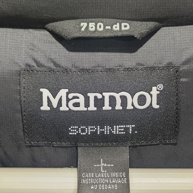 美USED】sophnet.×marmot ダウンJKT青Lサイズ 美USED】sophnet.×marmot ダウンJKT青Lサイズ