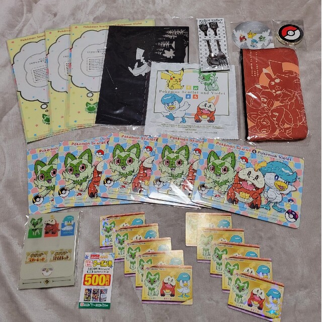 ポケットモンスタースカーレット バイオレット 早期購入特典まとめ売り | フリマアプリ ラクマ