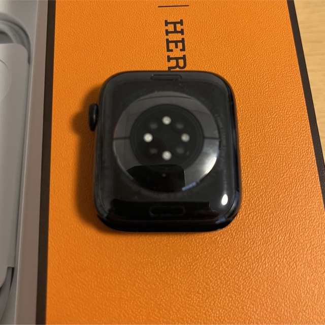 Apple Watch(アップルウォッチ)のApple Watch 6 HERMES 黒44mm AppleCare+ メンズの時計(腕時計(デジタル))の商品写真