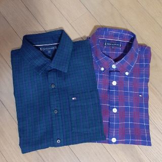 トミーヒルフィガー(TOMMY HILFIGER)のTOMMY HILFIGER シャツ2枚セット チェック柄(ブラウス)