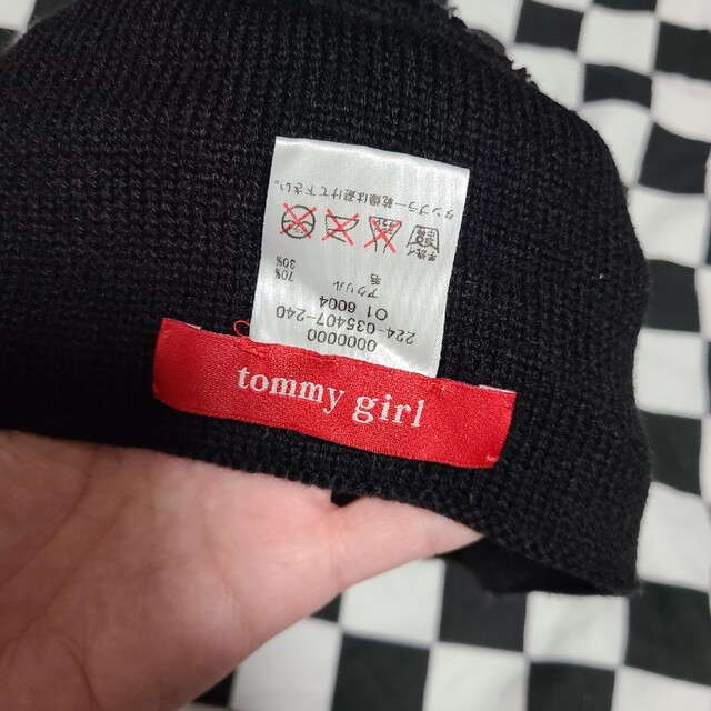 tommy girl(トミーガール)のトミー　tommy トミーガール　帽子　キャップ　ハンチング　ニット　ニット帽 レディースの帽子(ハンチング/ベレー帽)の商品写真