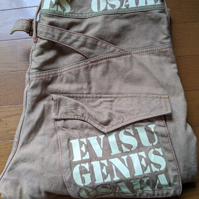 EVISU(エビス)のEVISU ジーンズ　40 ベージュ　パンツ　ビッグサイズ　エヴィス　大阪 メンズのパンツ(デニム/ジーンズ)の商品写真