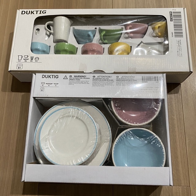 IKEA(イケア)のIKEAドゥクテグ　DUKTIG 陶器食器セット2種　新品　旧タイプ　おままごと キッズ/ベビー/マタニティのおもちゃ(その他)の商品写真