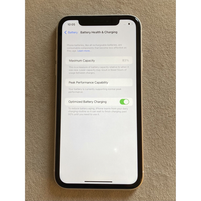 iPhone XR White 64 GB SIMフリー