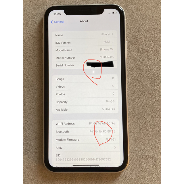 iPhone XR White 64 GB