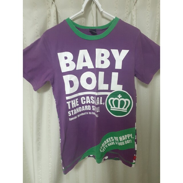 BABYDOLL(ベビードール)のベビードール　半袖Tシャツ　ミッキー レディースのトップス(Tシャツ(半袖/袖なし))の商品写真