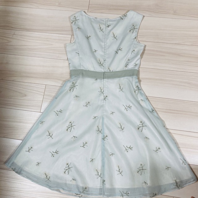 STRAWBERRY-FIELDS(ストロベリーフィールズ)のSTRAWBERRY-FIELDSエアリーカーネーションワンピース　M レディースのフォーマル/ドレス(ミディアムドレス)の商品写真