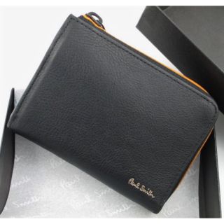 ポールスミス(Paul Smith)の☆ラスト1点限り☆新品☆箱付 ポールスミス  人気ファスナー 折り財布 黒☆(折り財布)