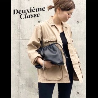 ドゥーズィエムクラス(DEUXIEME CLASSE)の【新品未使用タグ付き】ドゥーズィエムクラス ミリタリージャケット ベージュ M(ミリタリージャケット)