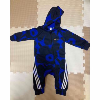 アディダス(adidas)の【美品】adidas マリメッココラボ ロンパース 80サイズ(ロンパース)