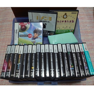 ニンテンドーDS(ニンテンドーDS)の任天堂DSソフト22本   本体（Lite）(携帯用ゲームソフト)