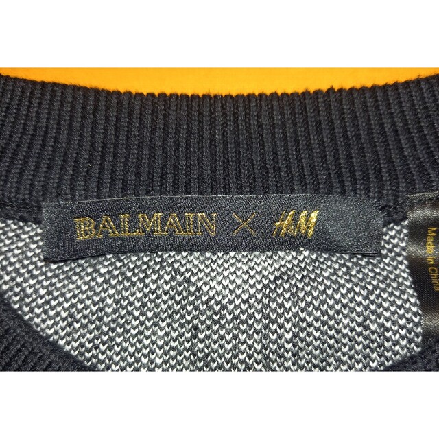 [登坂広臣]Balmain × H&M Sweater ボタンニットセーター激安