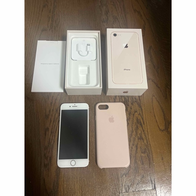 値下げ！iPhone 8 128GB ピンクゴールド SIMフリー 美品-