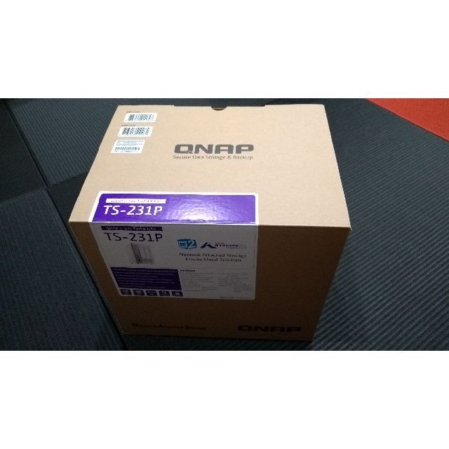 新品 QNAP TS-231P SOHO向け 2ベイ NAS