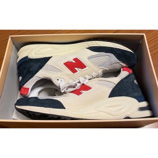 ニューバランス(New Balance)のニューバランスM990TA2 WHITE/BLUE 27.5cm/D(スニーカー)