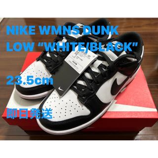 ナイキ(NIKE)のNIKE WMNS DUNK LOW “WHITE/BLACK”(スニーカー)