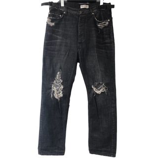 Balenciaga - balenciaga DESTROYED スーパーLARGE BAGGYパンツの通販 Balenciaga - balenciaga DESTROYED スーパーLARGE BAGGYパンツの通販