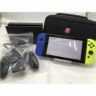 ニンテンドウ(任天堂)の美品　Nintendo Switch 本体　初期化済　HAC-0001  YS(家庭用ゲーム機本体)